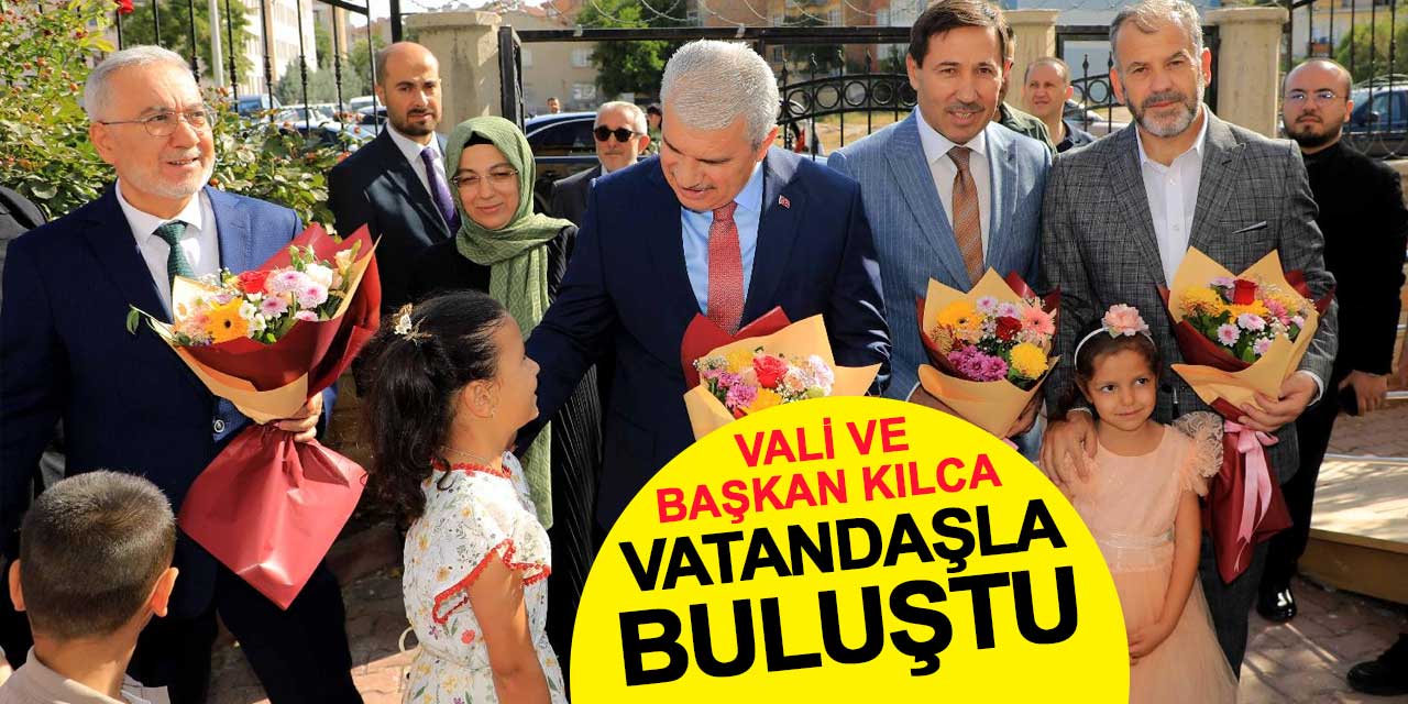 Konya Protokolü, Kur’an Kursu’nda Vatandaşlarla Buluştu