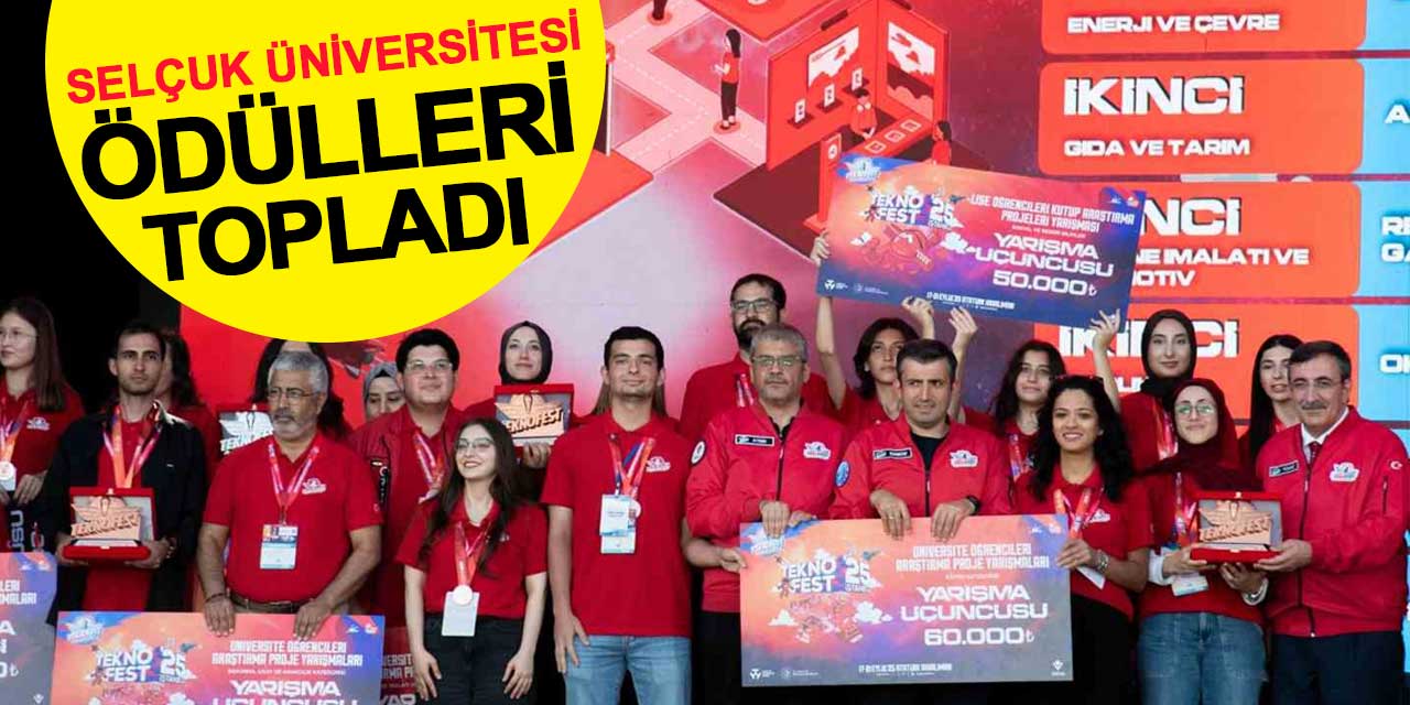 Selçuk Üniversitesi, TEKNOFEST’te Ödülleri Topladı!