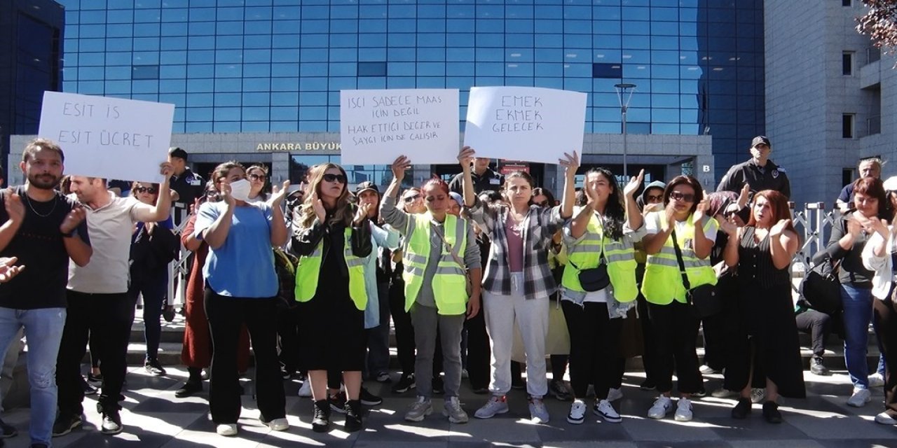 Ankara Büyükşehir önünde emek nöbeti: ANFA işçileri geri dönmek istiyor