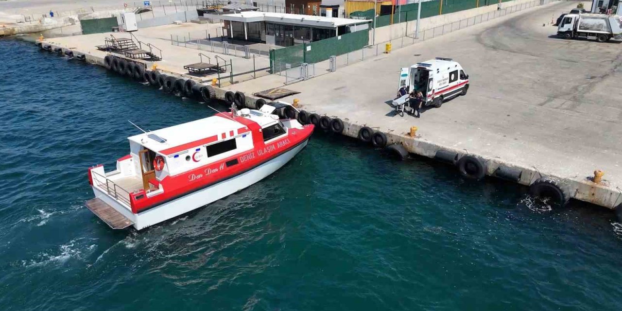 Deniz ambulansları zamana karşı yarışıyor