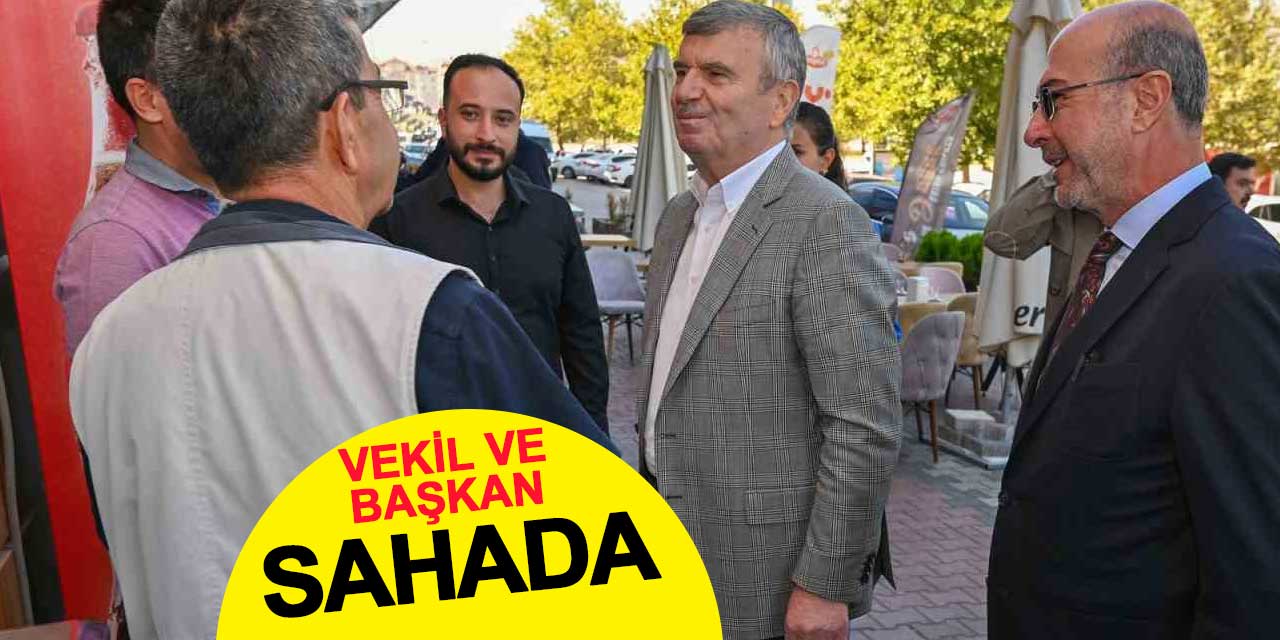 Başkan Pekyatırmacı ve Milletvekili Akyürek’ten Selçuklu’da Esnaf Ziyareti