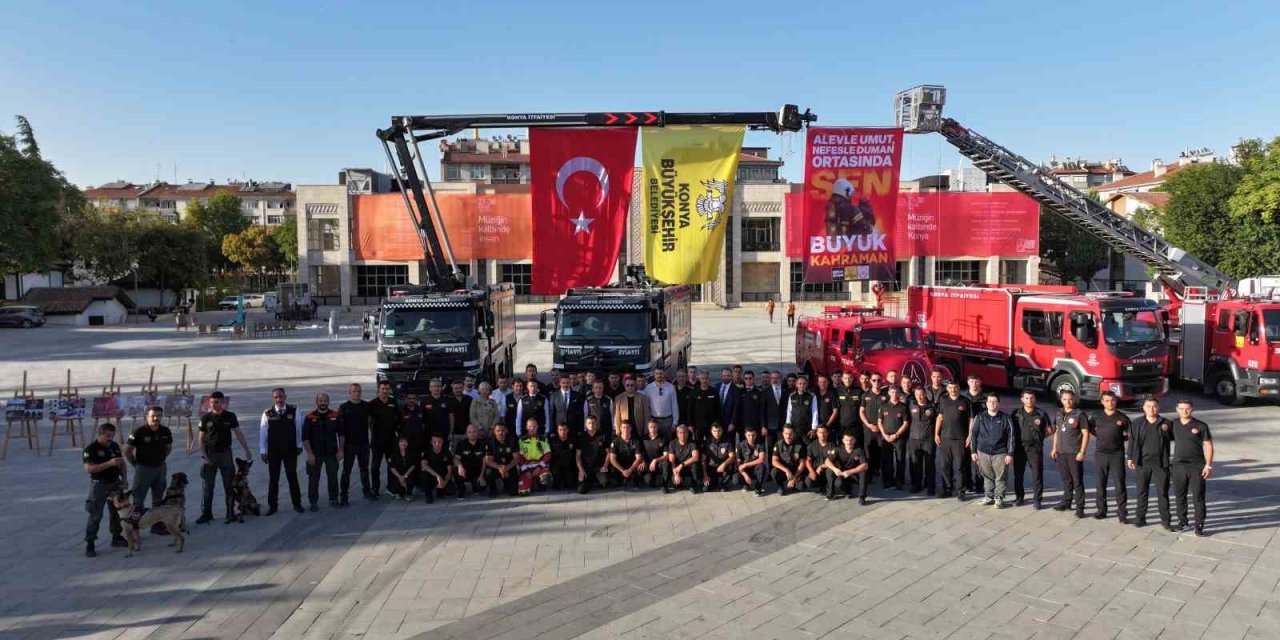 Farkındalıkla Güçlenen Hafta: Konya’da İtfaiye Etkinlikleri Büyük İlgi Gördü