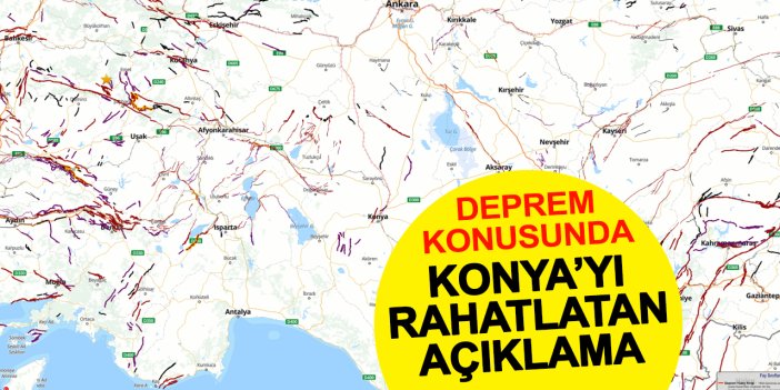 Konya'yı Rahatlatan Açıklama Geldi! Fay Engele Takıldı