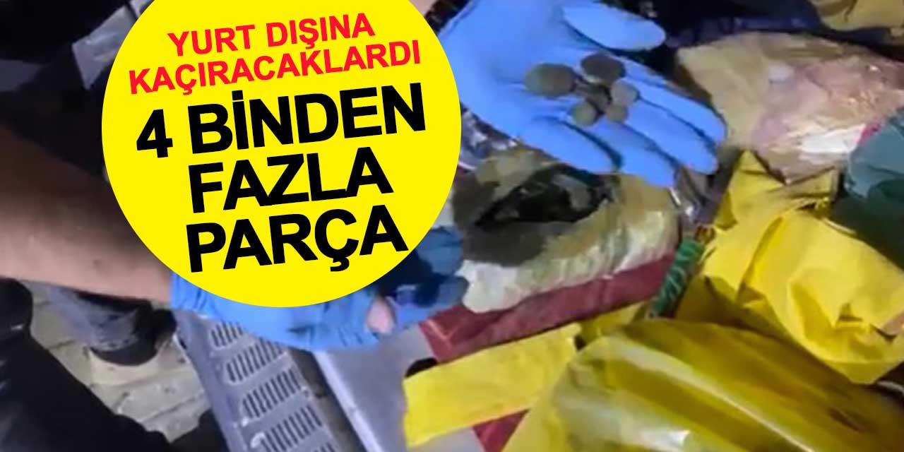 Konya’da Tarihi Eser Kaçakçılığına Darbe: 4 Binden Fazla Parça Ele Geçirildi