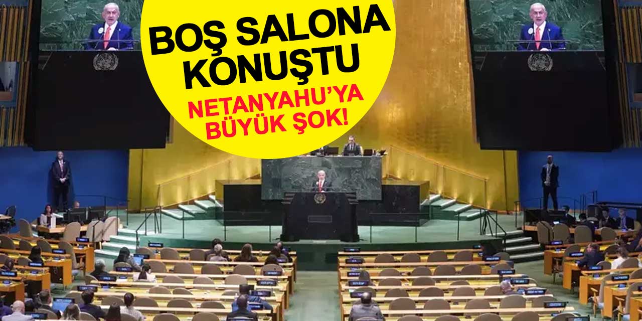 Netanyahu'ya soğuk duş: Boş salona konuştu
