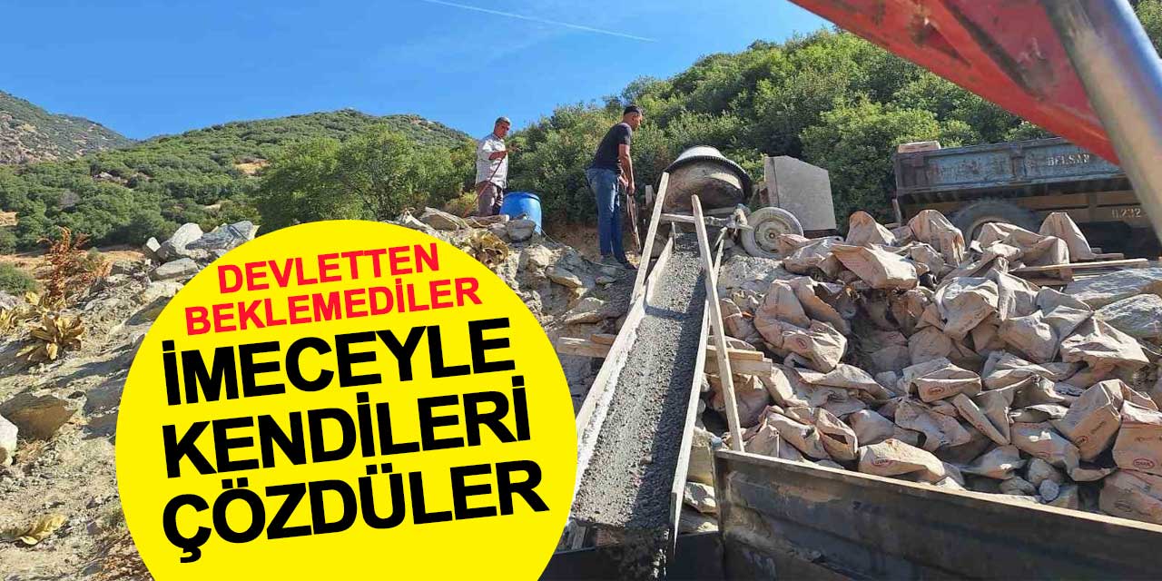 Devletten beklemediler, imeceyle çözdüler