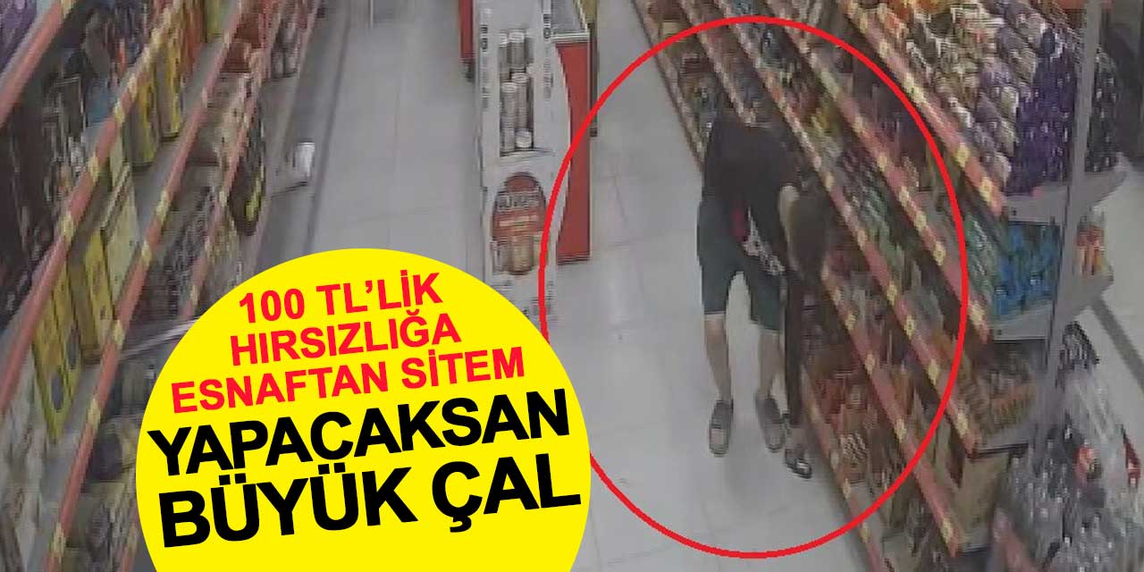 Marketçiden hırsızlara sitem: Yapacaksan daha büyük bir şey çal