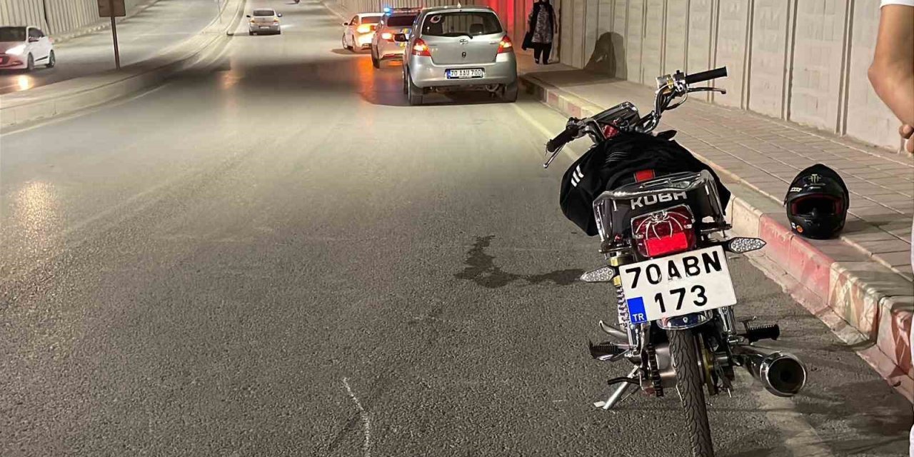 19 yaşındaki genç kız, motosiklet kazasında yaralandı