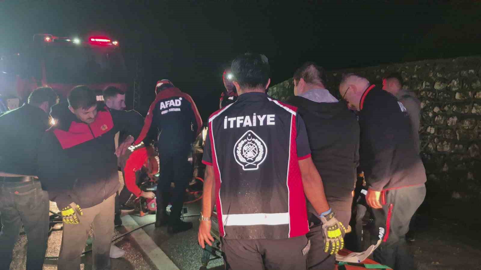 Yağmur yağdı Bartın'da kaza oldu