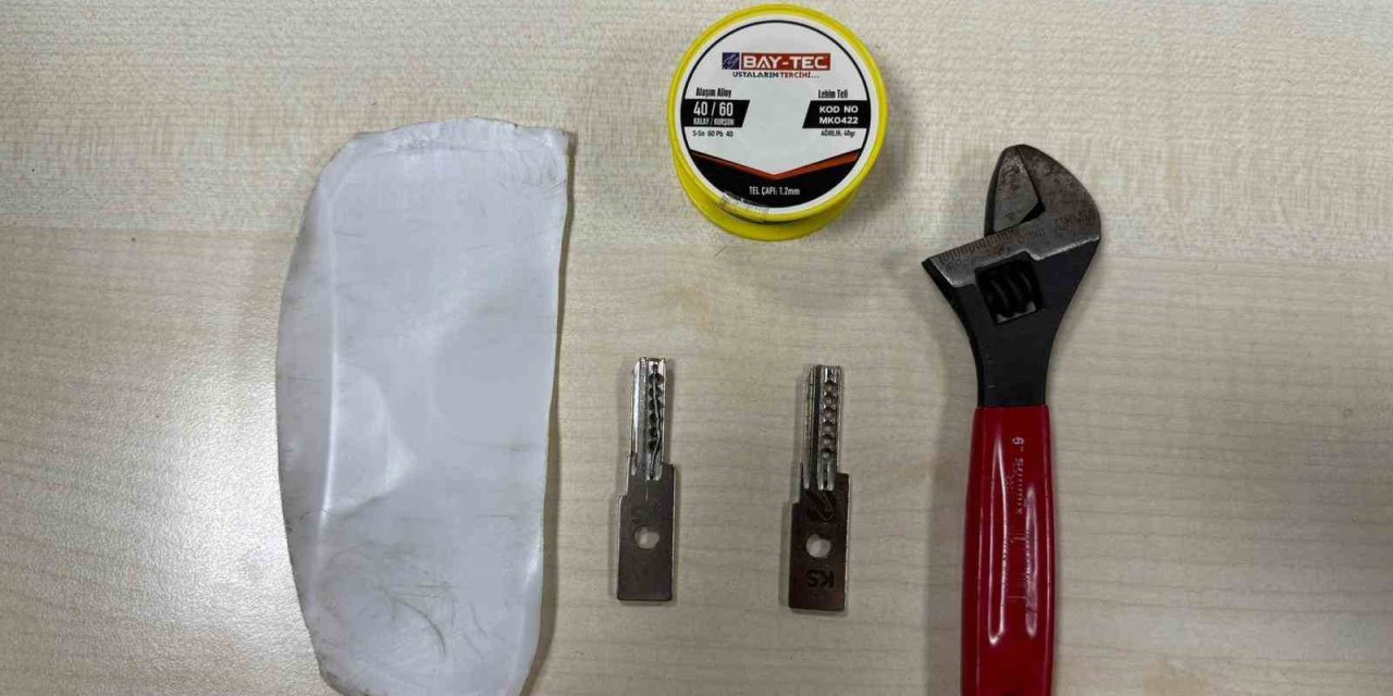 Bu aletlerle şehir şehir hırsızlık yapmışlar