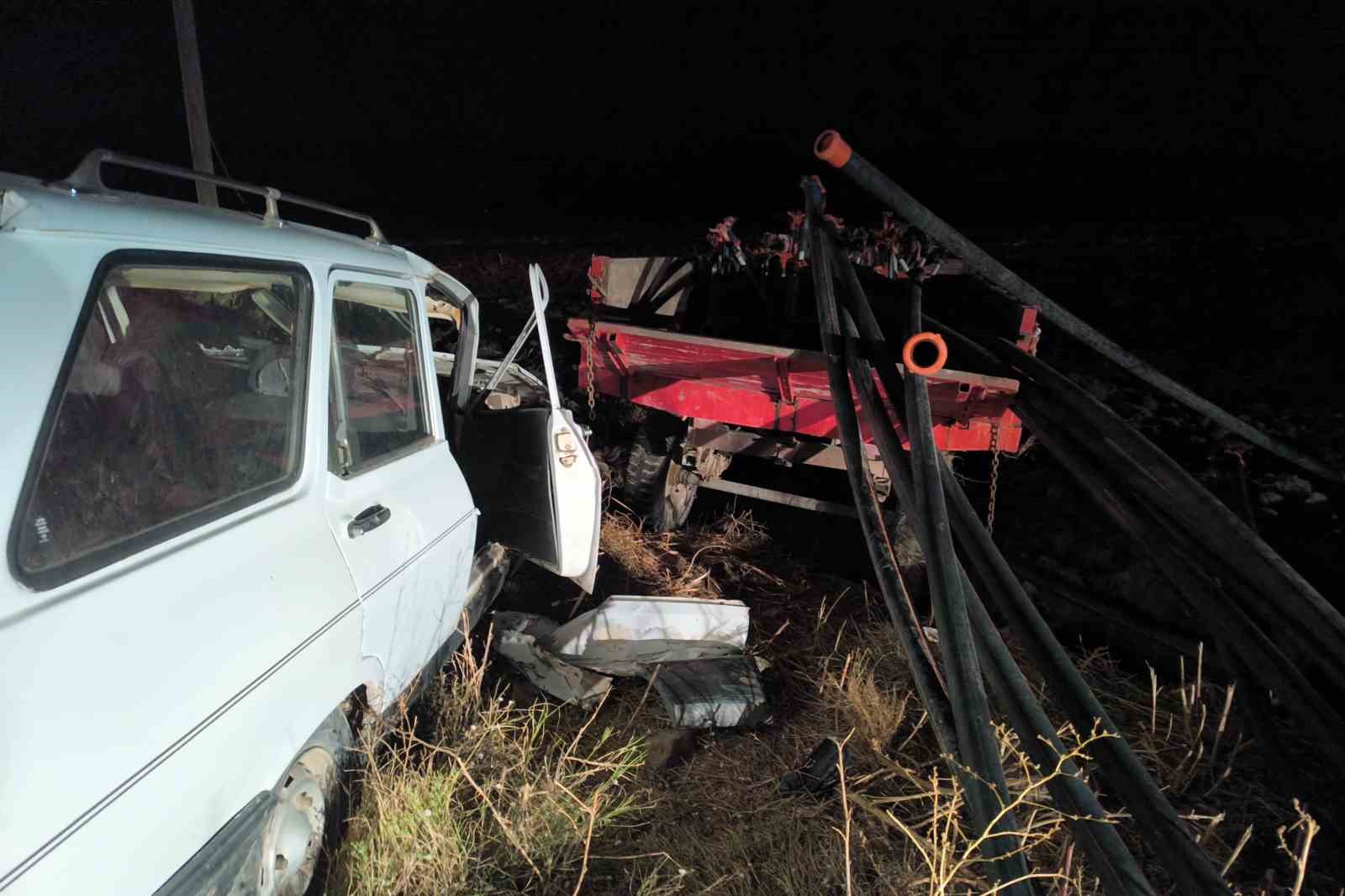 Afyon'daki kazanın şiddeti borulardan anlaşıldı