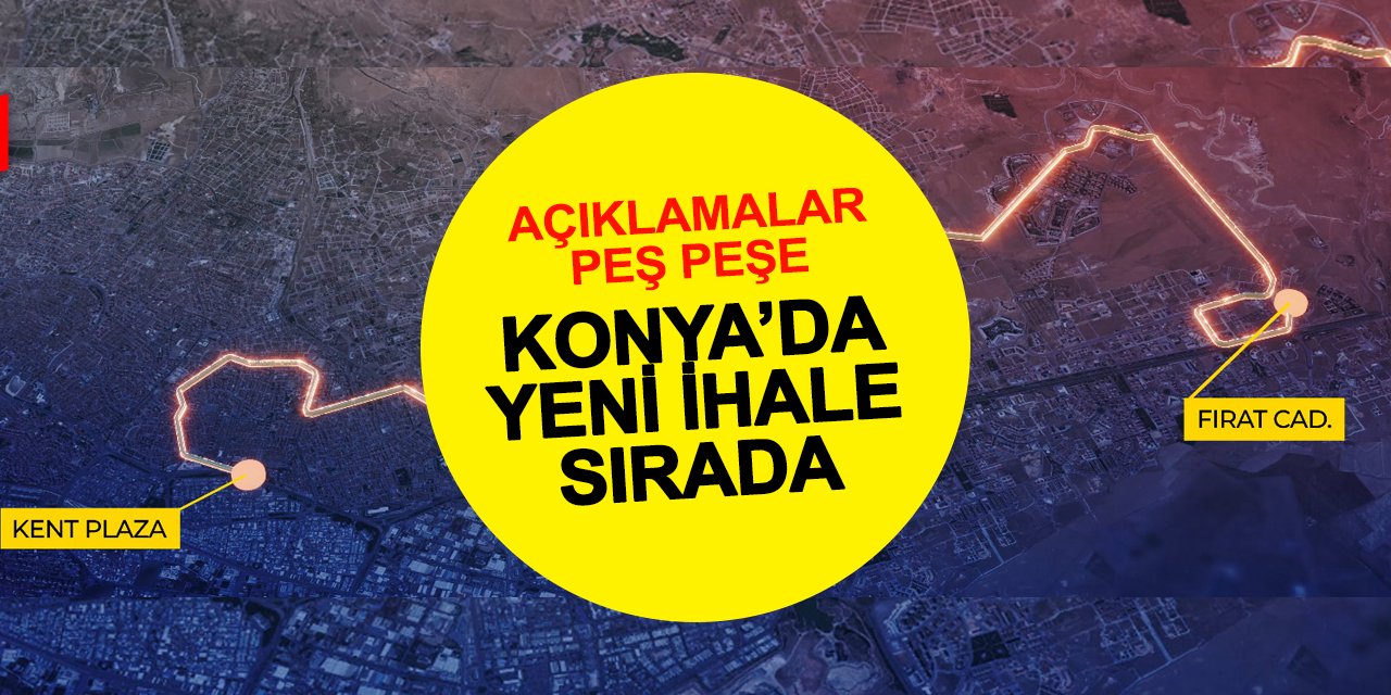 Konya Demir Ağlarla Örülüyor: Barış Caddesi Tramvay Hattı İhaleye Çıkıyor