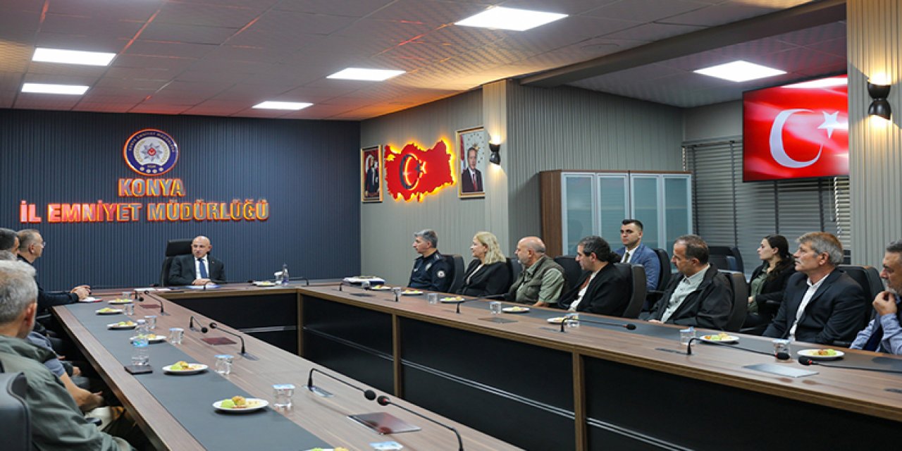 Konya Emniyeti'nde Vefa Buluşması