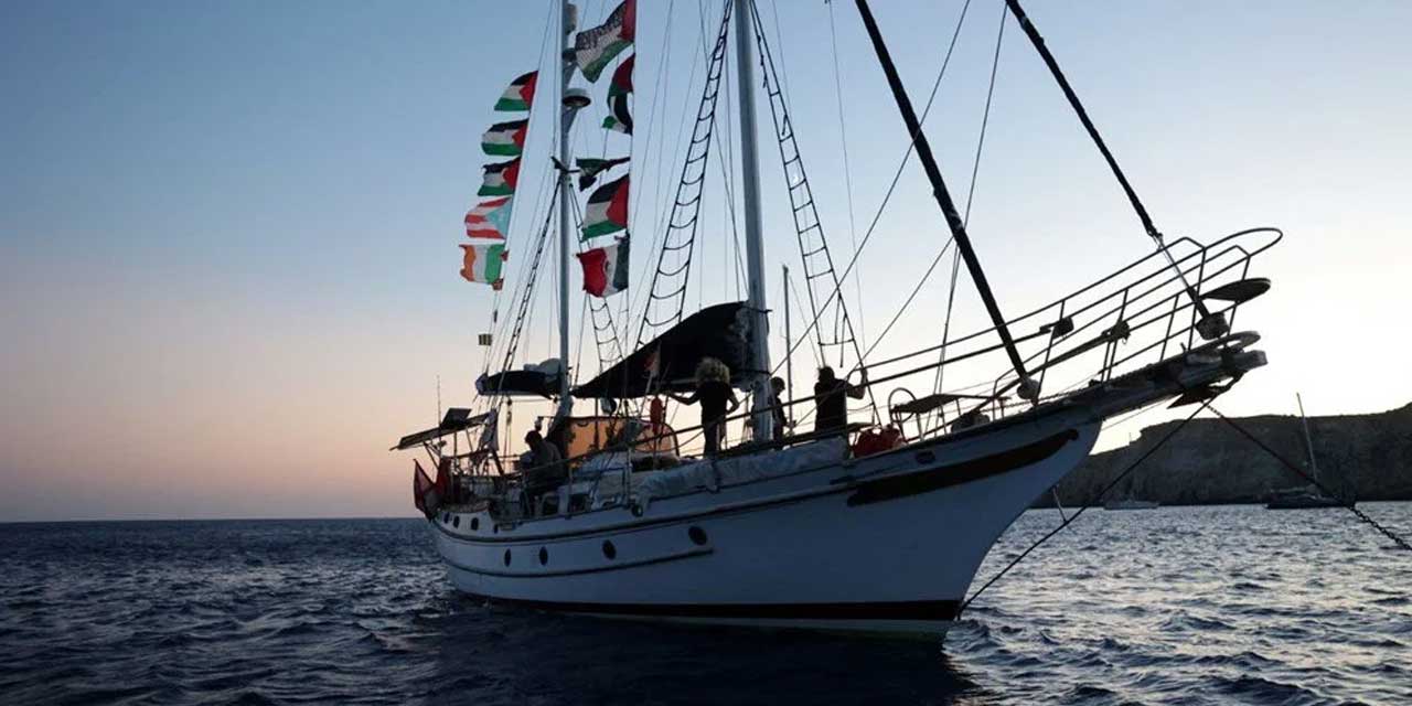 Küresel Sumud Filosu, Gazze Açıklarında İsrail Kuşatmasında