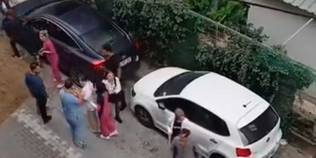 İnşaata getirilen kum sokağı kapattı, ortalık karıştı