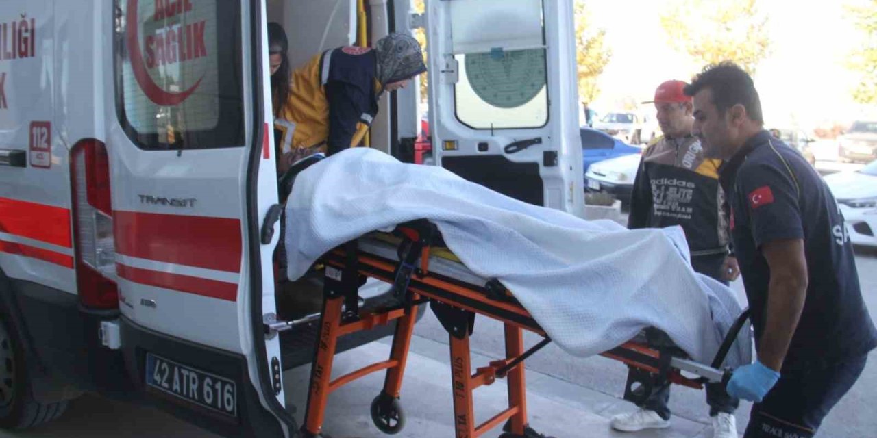 Konya’da inşaattan düşen işçi yaralandı