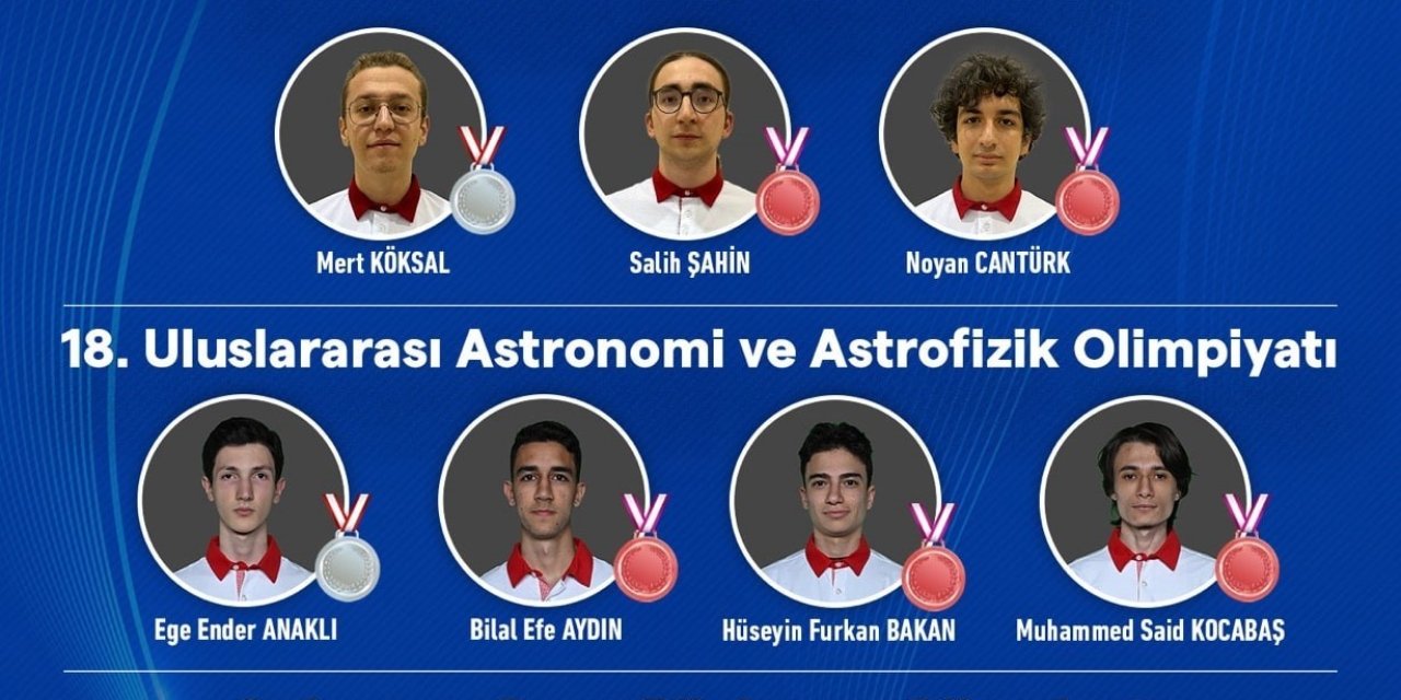 Türk öğrenciler uluslararası bilim olimpiyatlarında 12 madalya kazandı