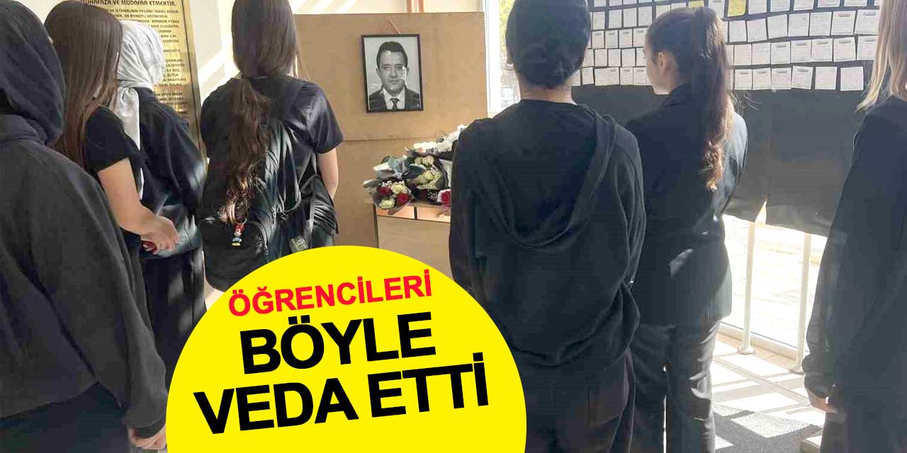 Kırmızı ışık kazasında vefat eden öğretmenlerine böyle veda ettiler