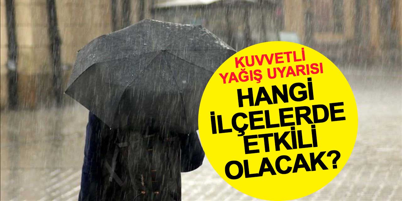 Konya’nın Batısı İçin Kuvvetli Sağanak ve Fırtına Uyarısı