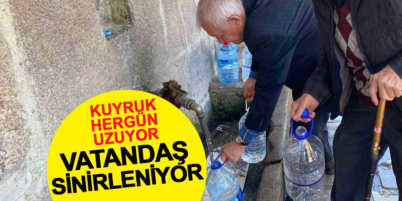 Su kuyrukları uzadıkça tepkiler artıyor