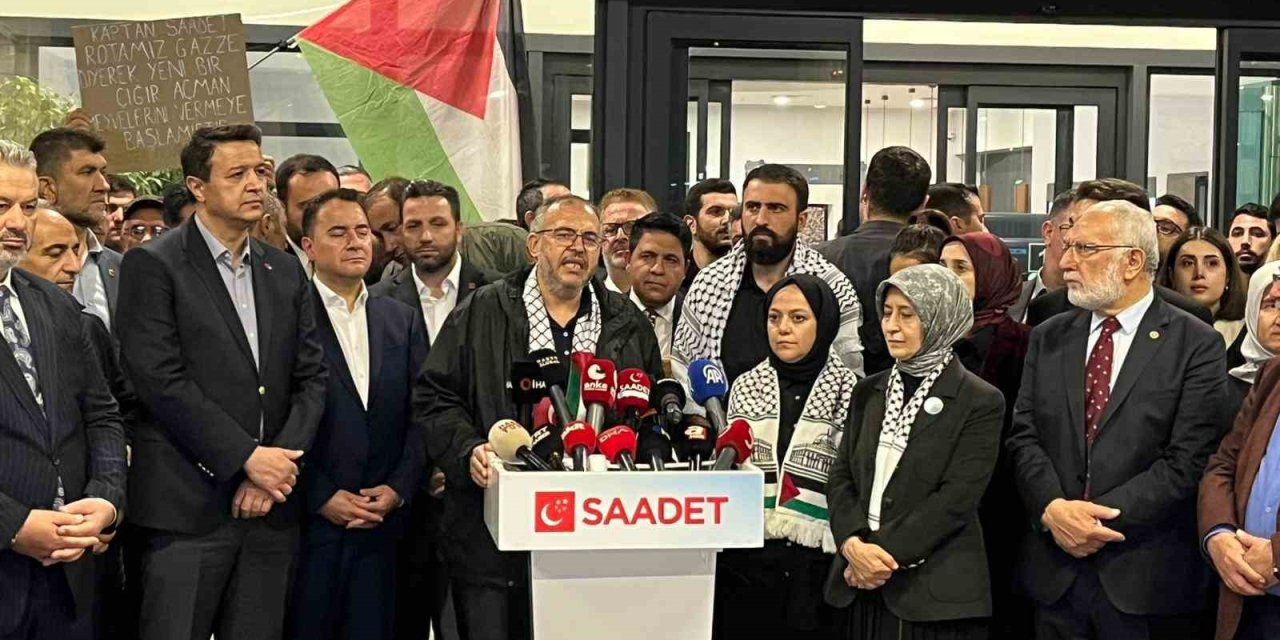 Özgürlük Filosu’nda gözaltına alınan milletvekilleri İstanbul’a geldi