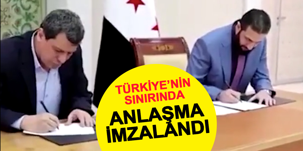Türkiye'nin sınırında anlaşma imzalandı! Ateşkeş başladı