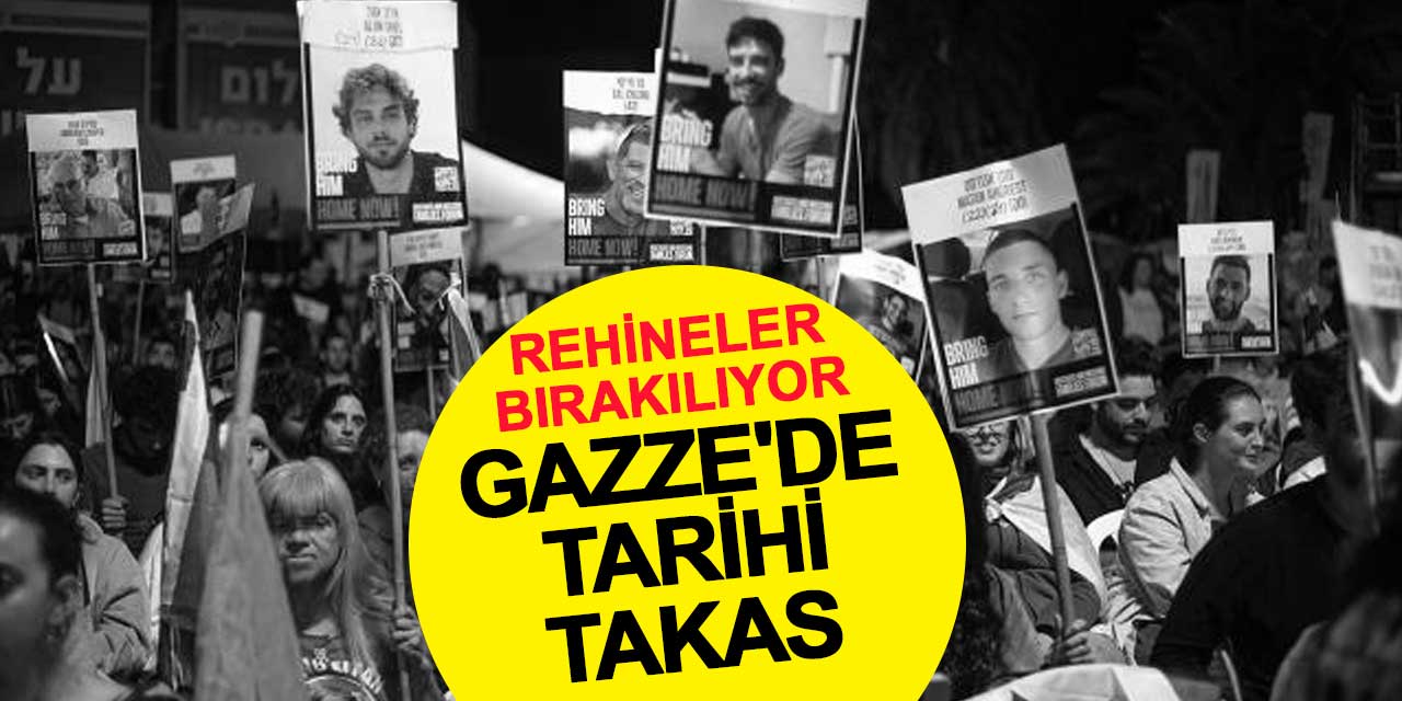 Gazze'de tarihi takas başladı: Rehineler serbest bırakılıyor