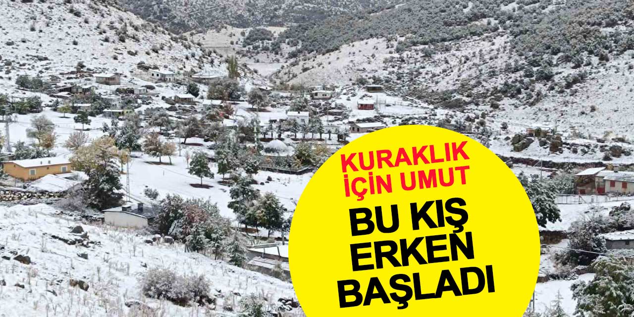 Yaylalarda ekim karı! Kuraklık için umut, kış için erken işaret