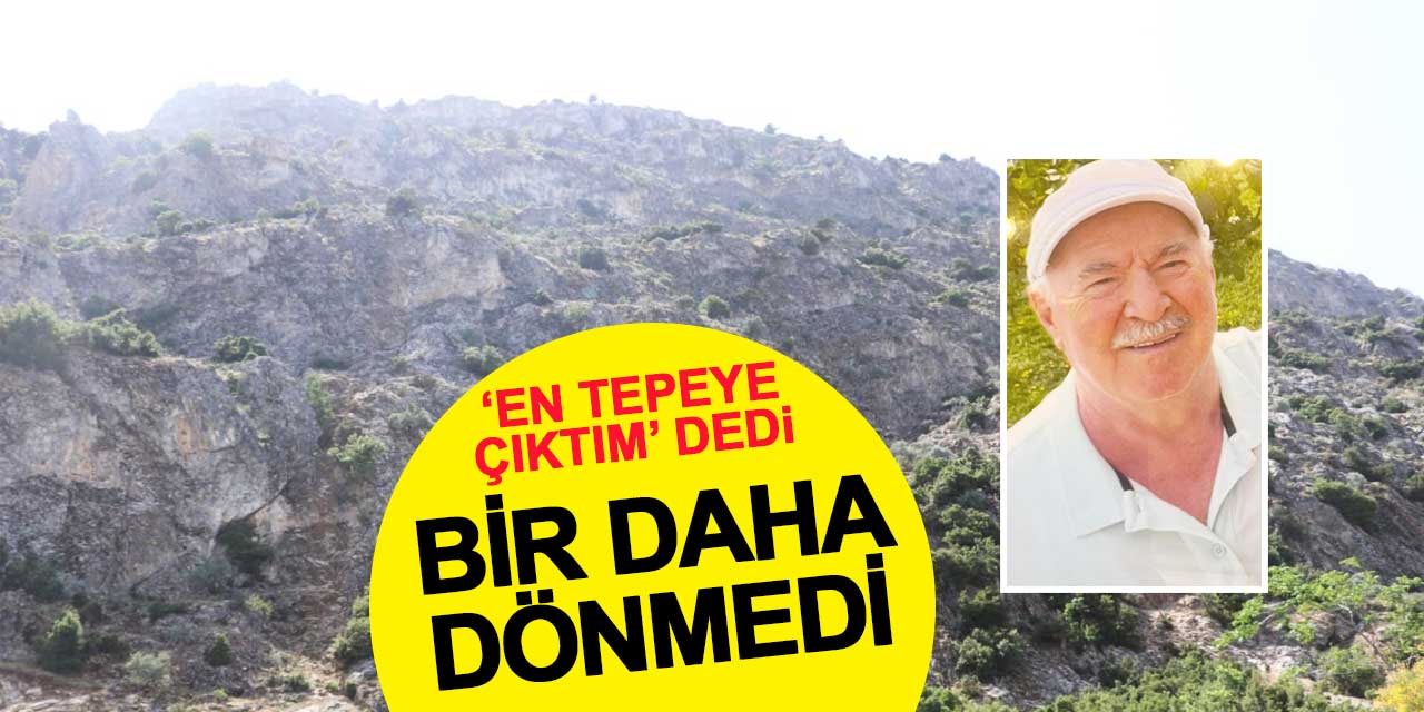 ’En tepeye çıktım’ dedi, bir daha dönmedi