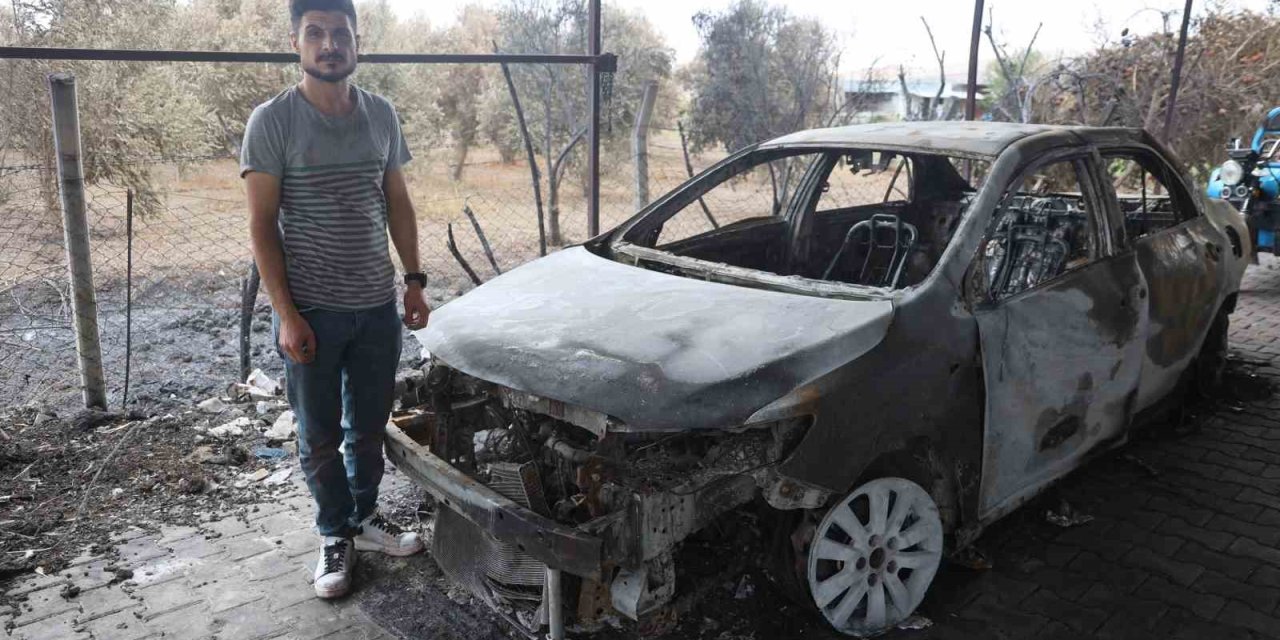 Depremzede ailenin kalan tüm malı da yangınla yok oldu