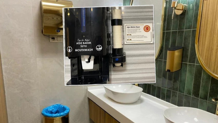 TBMM Tuvaletleri Lüks KONSEPTLE Yenilendi: Vekillere Özel AĞIZ SUYU HİZMETİ!