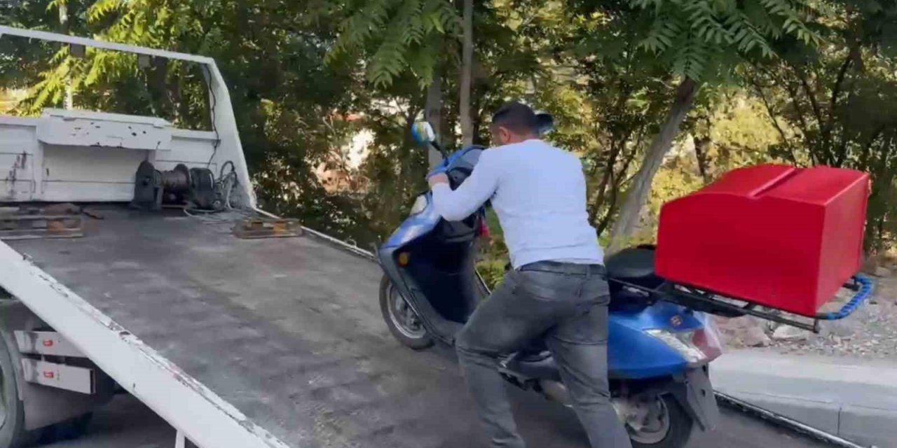 Plaka yok, ehliyet yok, kask yok! Sonuç: 35 bin lira ceza