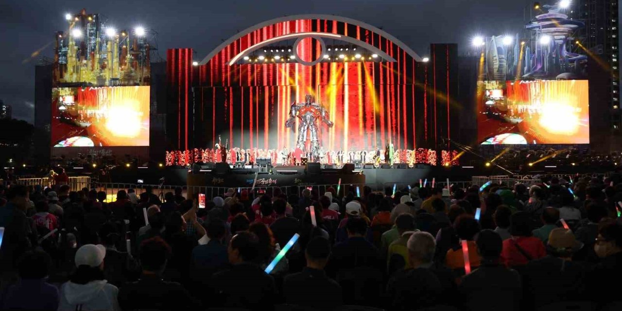 Mehter takımı, Güney Kore'de yeri göğü inletti