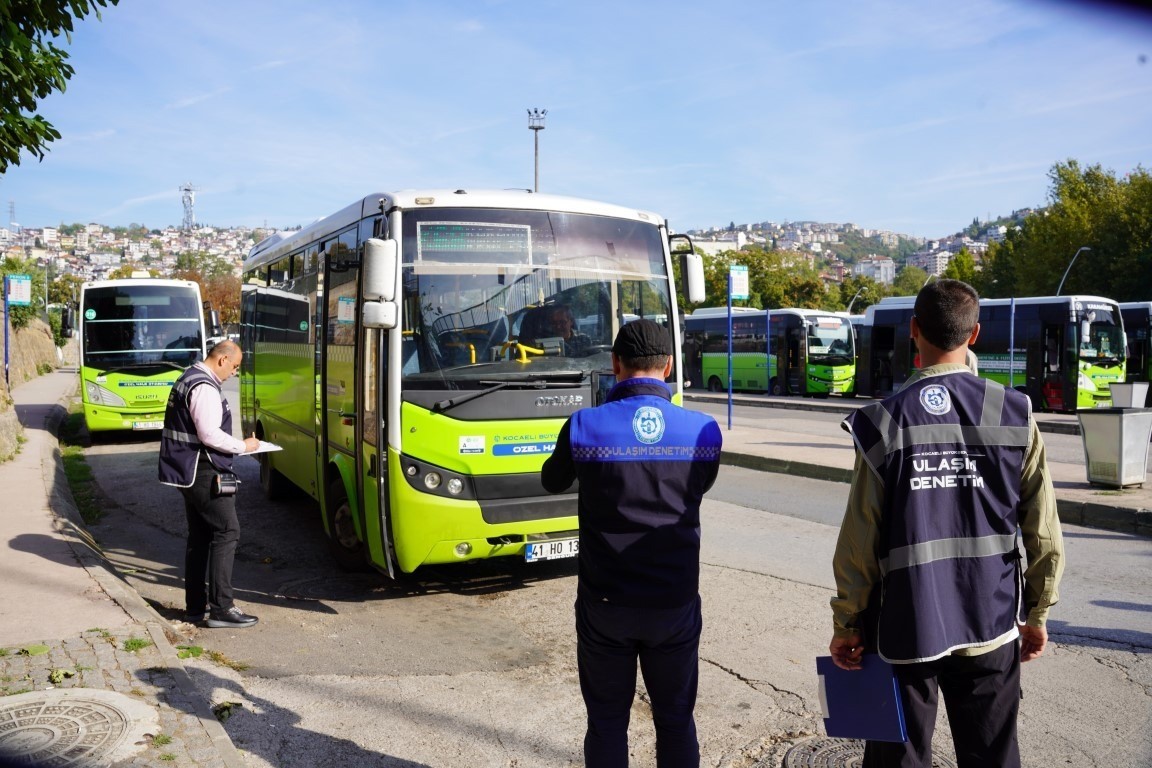 Kocaeli polisinin ana gündemi toplu taşıma
