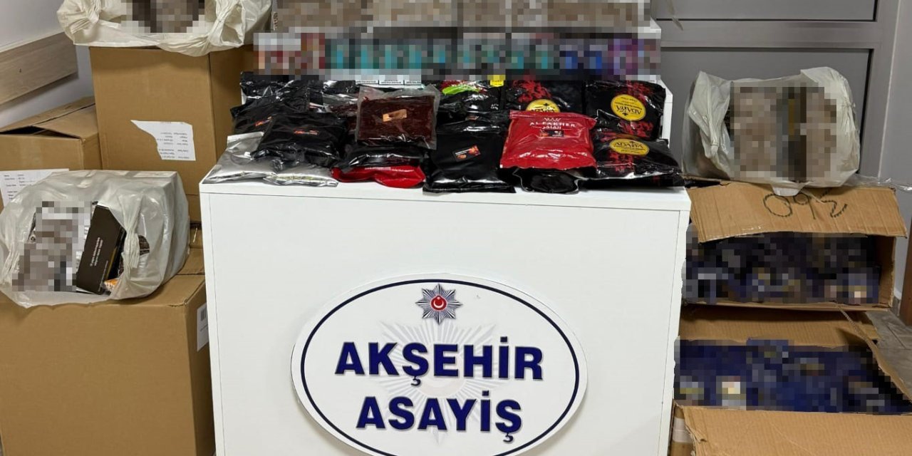 Konya'da yine gözaltılar var! Kaçak sigara şehre giremedi