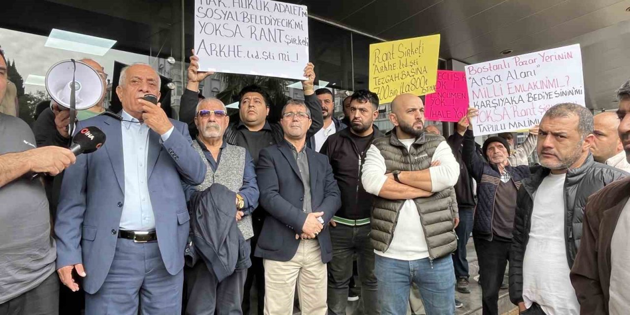 İzmir'de bir eylem daha: Bu sefer Pazarcı esnafı kapıda