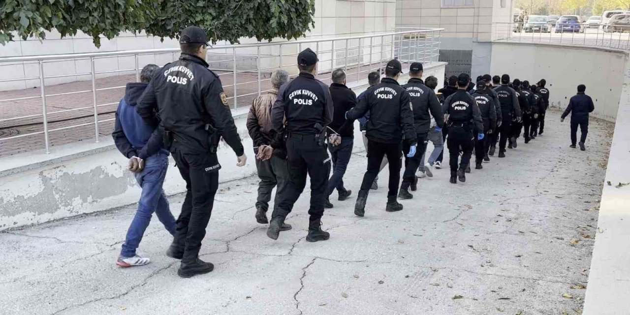 Torbacı ağına büyük darbe: 'Narkokapan Konya'da 424 tutuklama