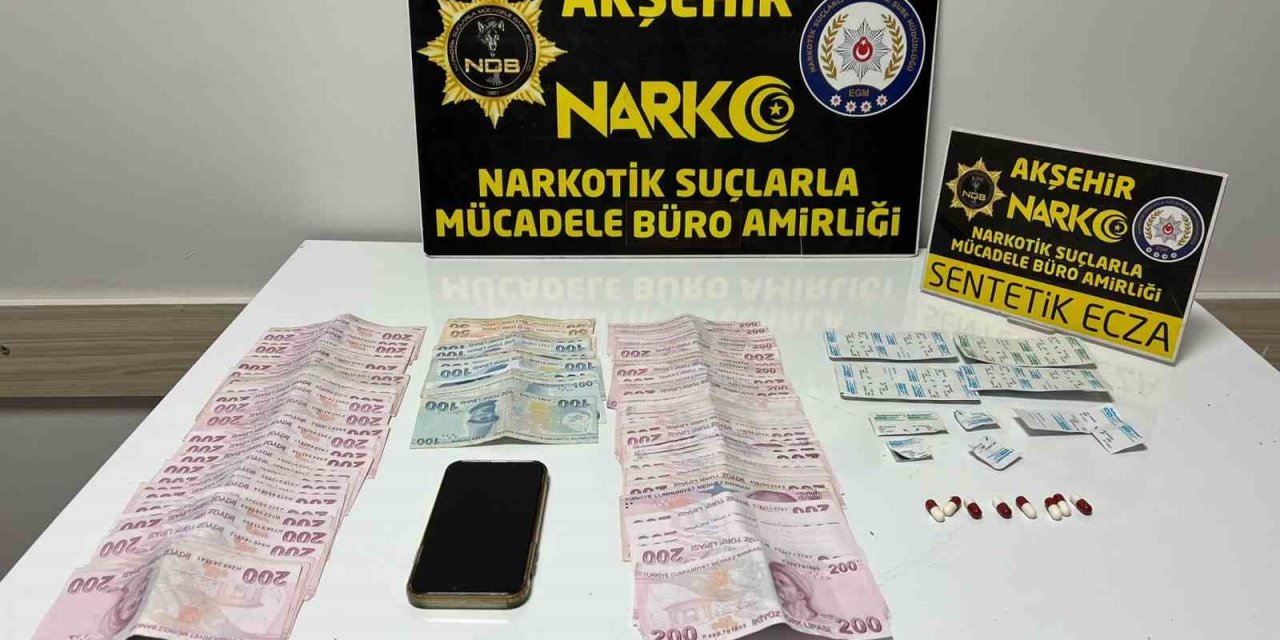Akşehir polisinden zehir taciri operasyonu