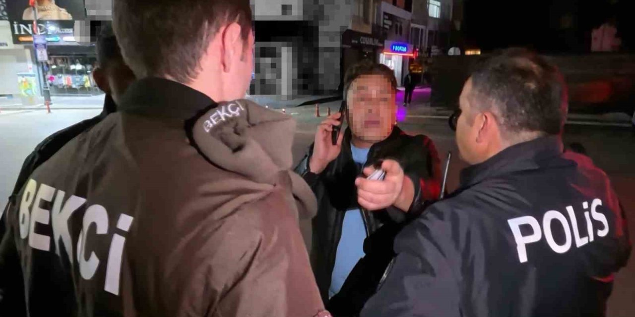 Alkollü şahıs bekçileri polise şikayet etti