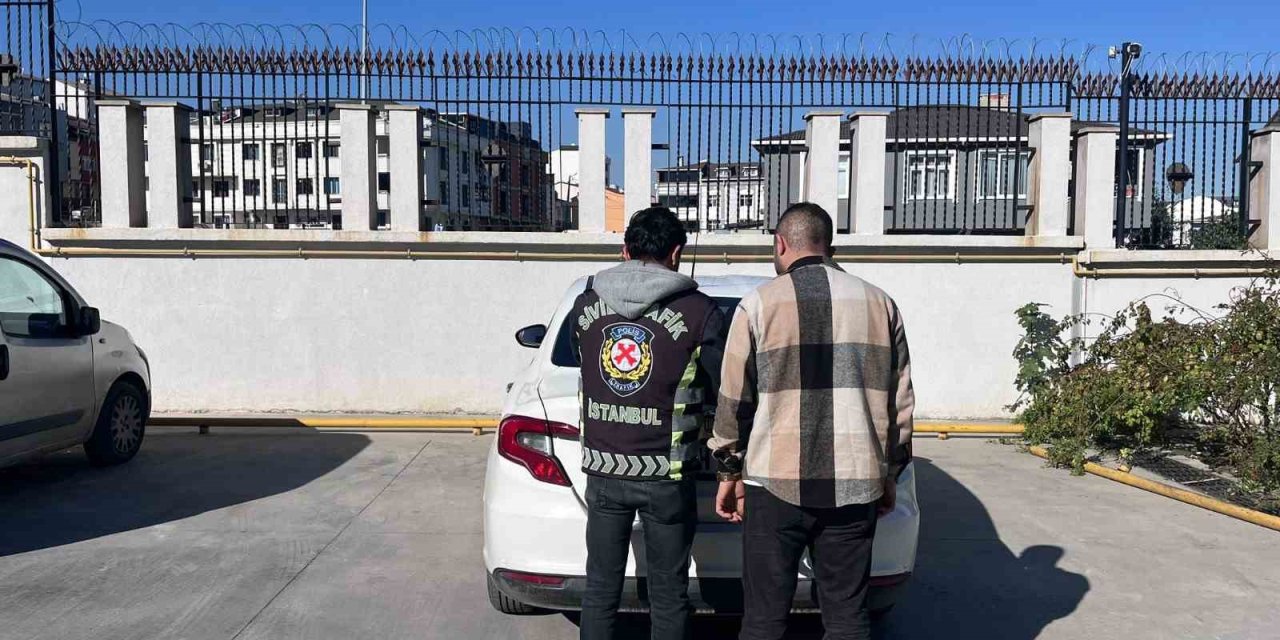 Kırmızı ışıkta geçti, kendini karakolda buldu