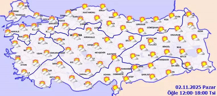 Yeni Haftada Hava Değişiyor: Pastırma Sıcakları Yerini Sağanağa Bırakıyor