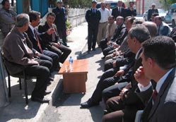 Hançerli esnafın sorunlarını dinledi