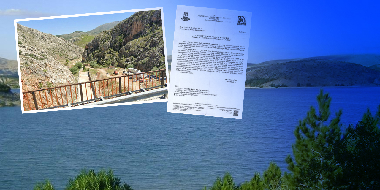 Konya'ya devrim gibi bir karar daha! Altınapa Barajı büyütülüyor