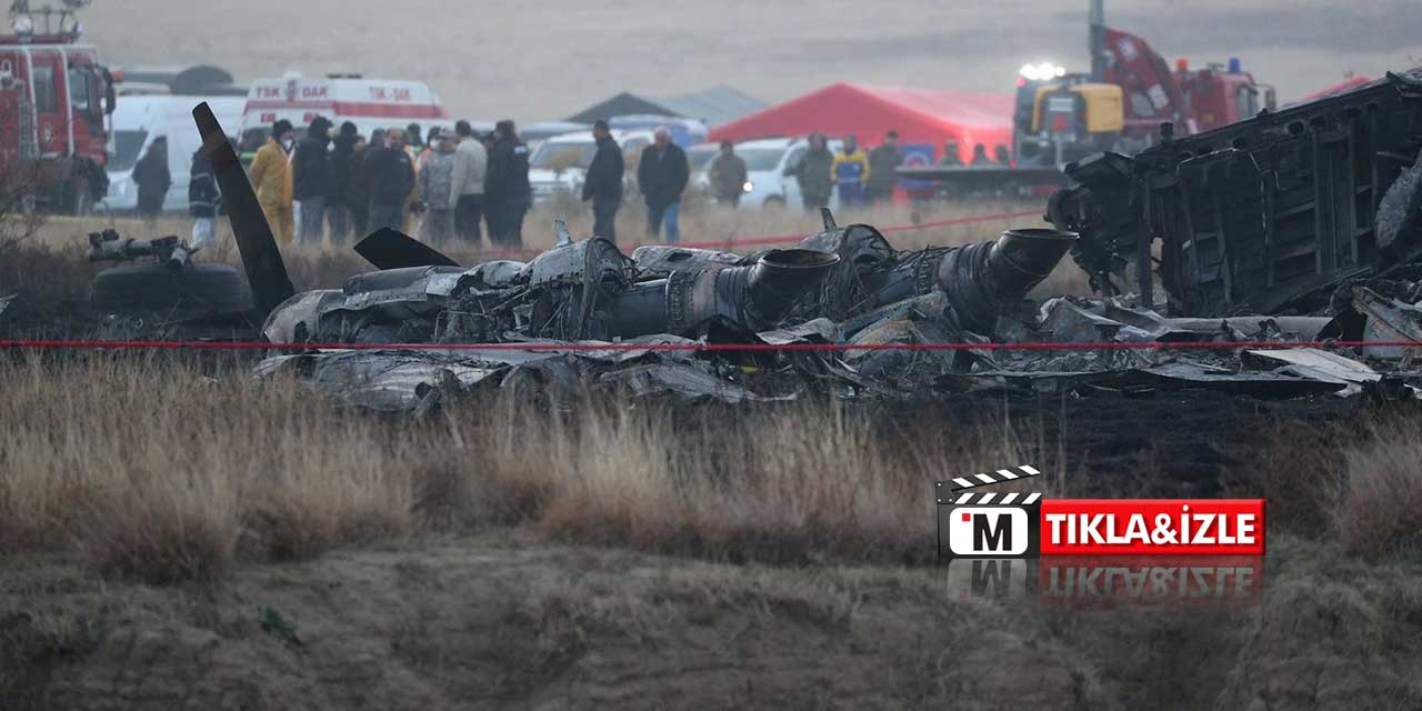 TSK Kargo Uçağı Enkazından İlk Görüntüler: Parçalar Ortaya Çıktı