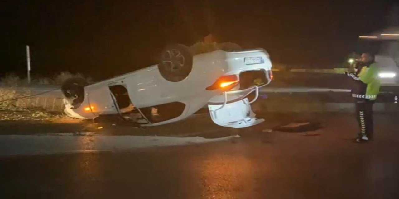 Ereğli Şeker Fabrikası Mevkiinde Otomobil Takla Attı: 3 Yaralı