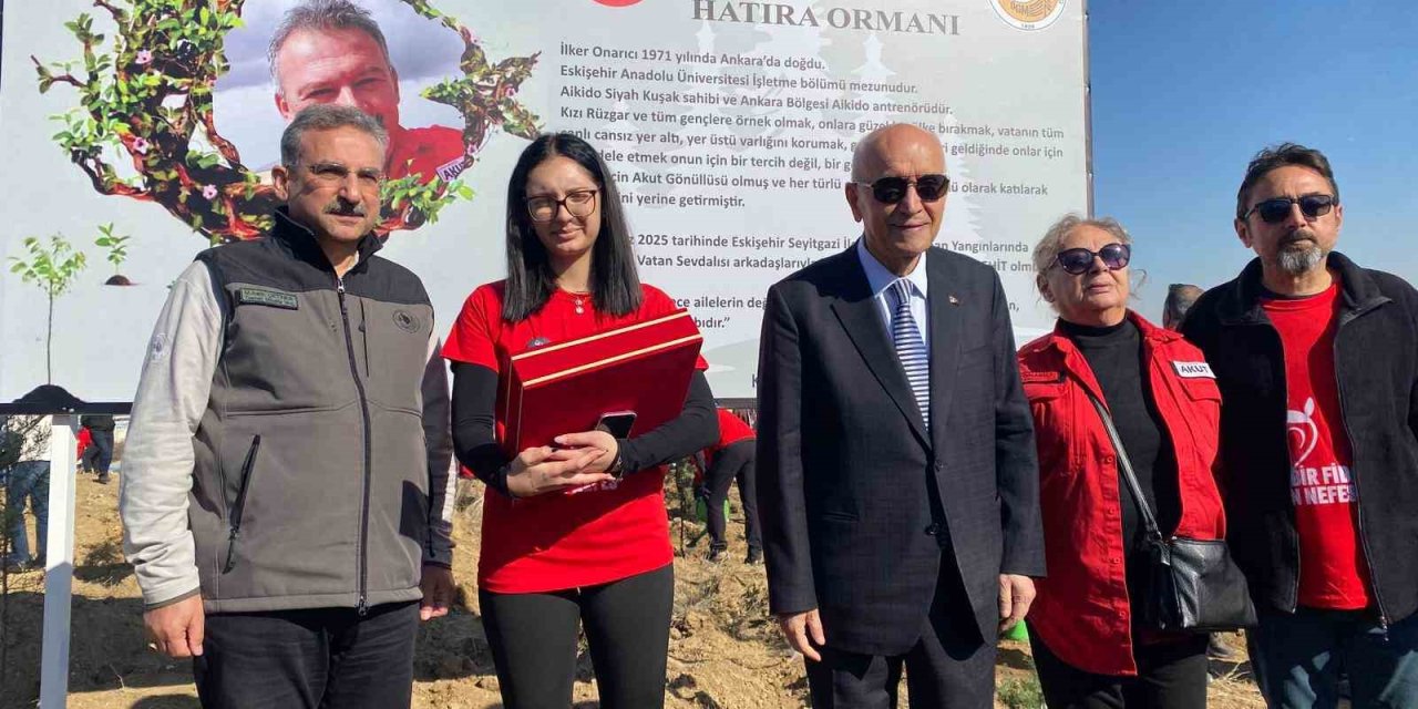 Şehit AKUT Gönüllüleri İçin Üç Ayrı Hatıra Ormanı Kuruldu