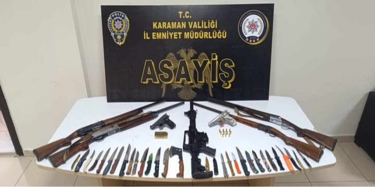 Karaman polisinin asayiş uygulamaları devam ediyor: 11 tutuklama