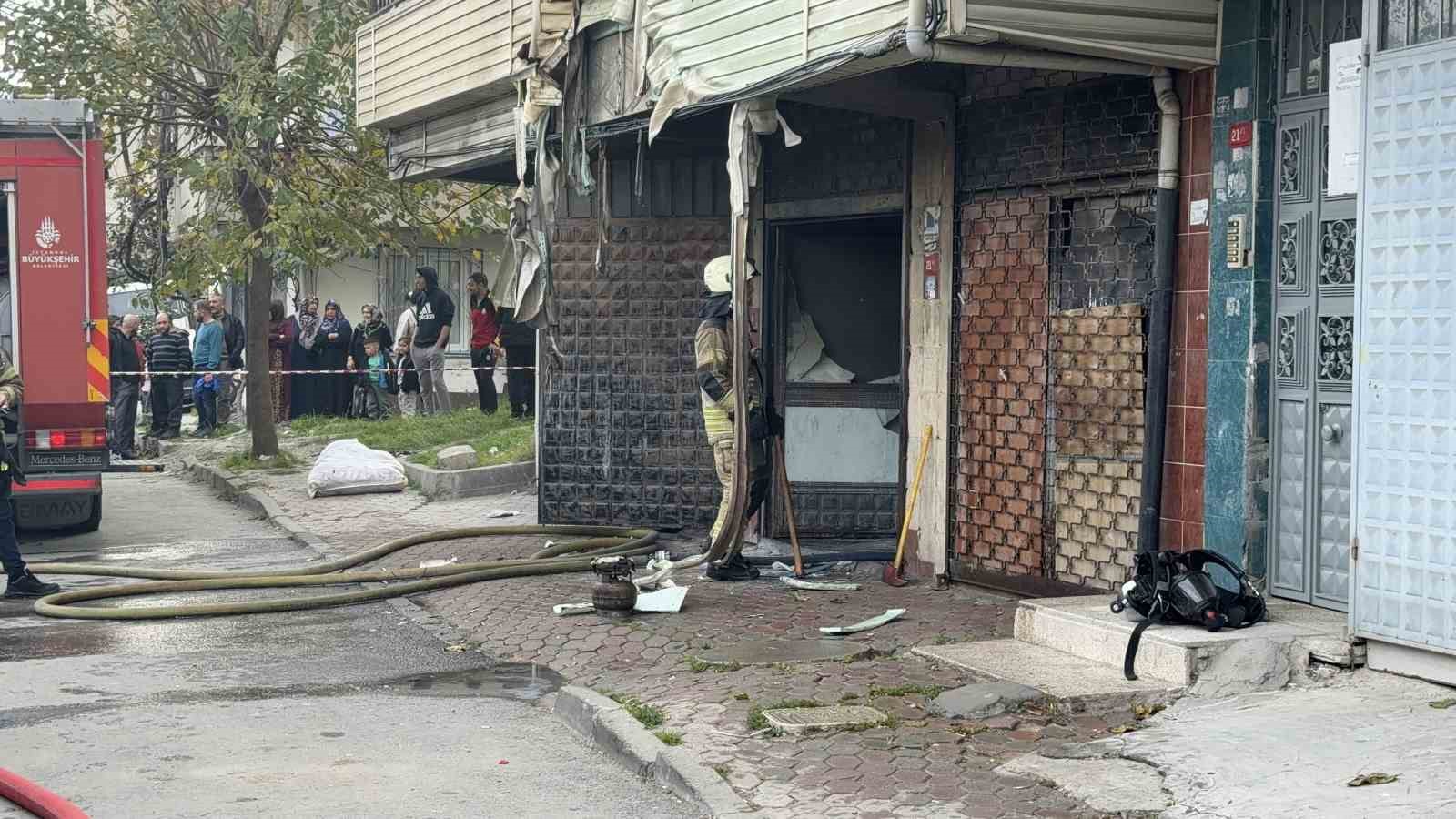Avcılar’da tekstil atölyesinde korkutan yangın