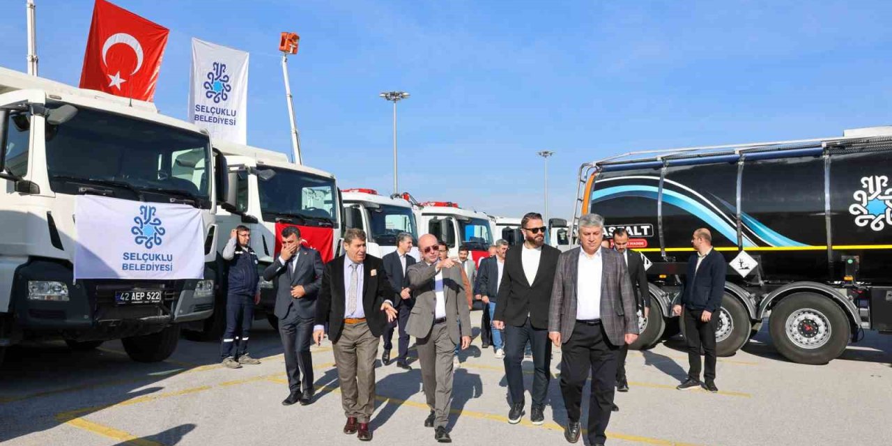 Selçuklu Belediyesi Öz Kaynaklarıyla Araç Filosunu Güçlendirdi