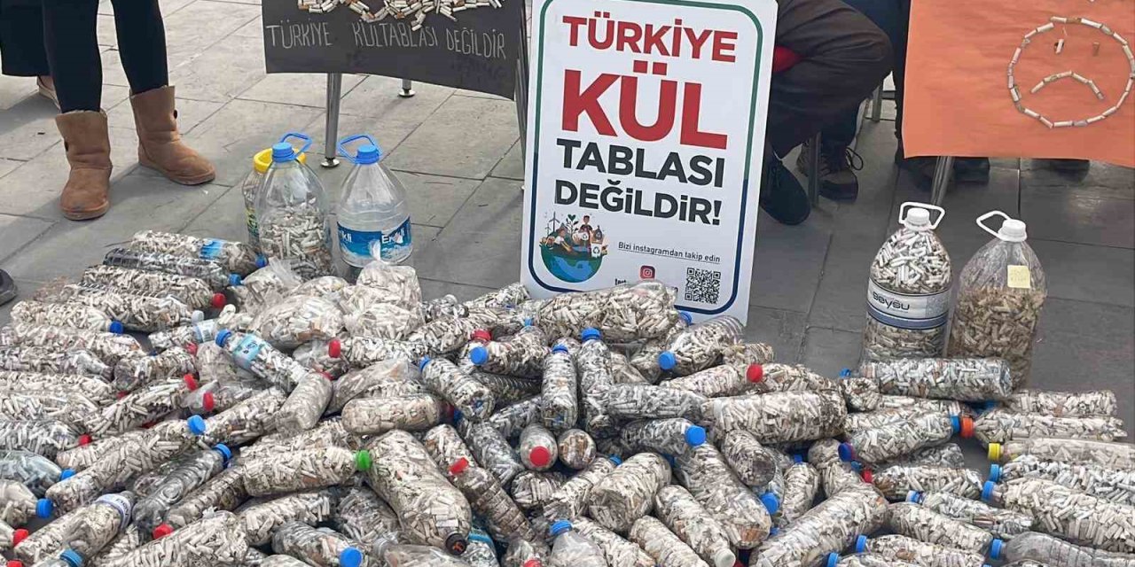 İnanılmaz Manzara: 2 Ayda 100 Bin Sigara İzmariti Toplandı